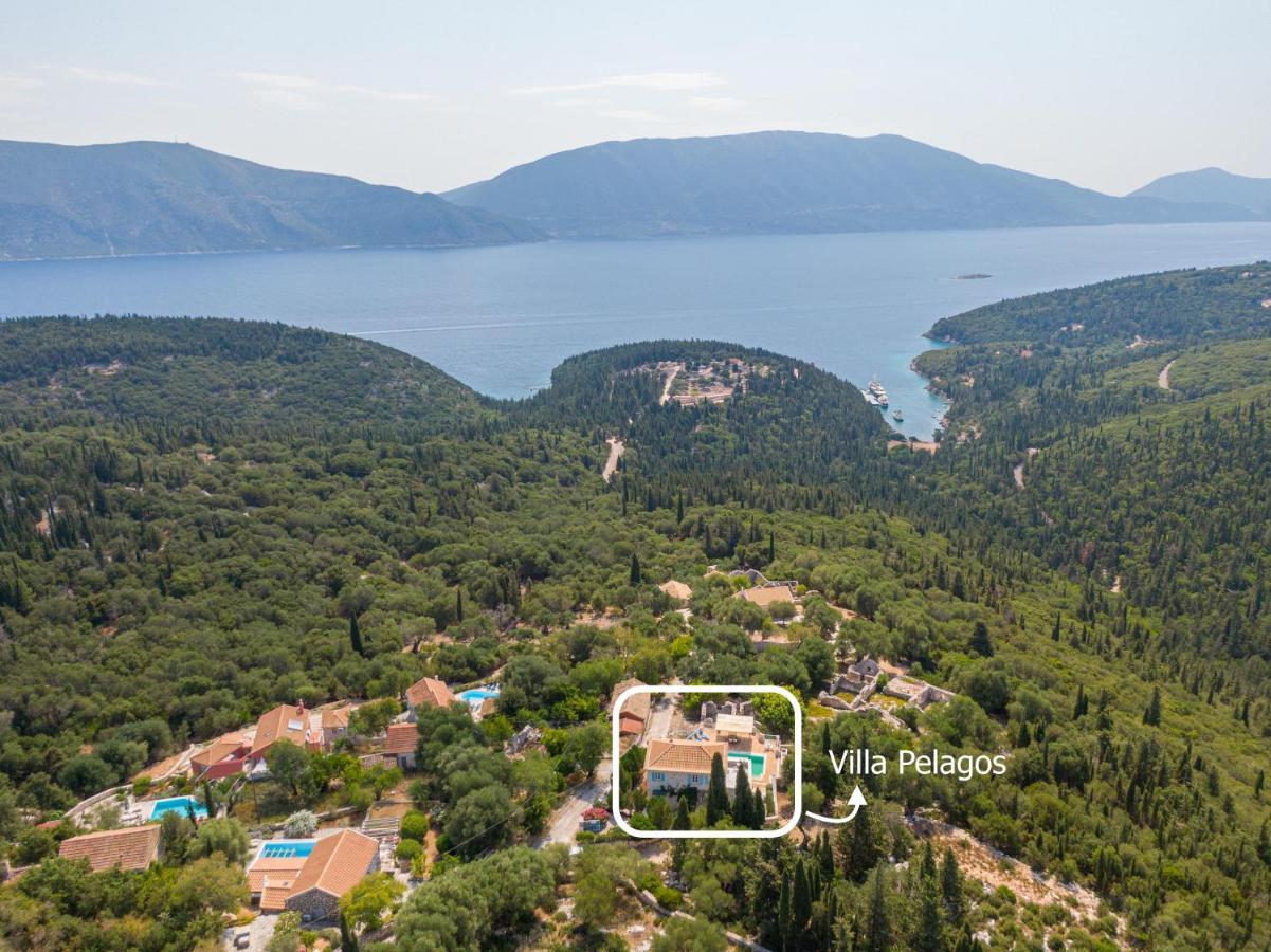 Villa Pelagos Tselendáta Buitenkant foto